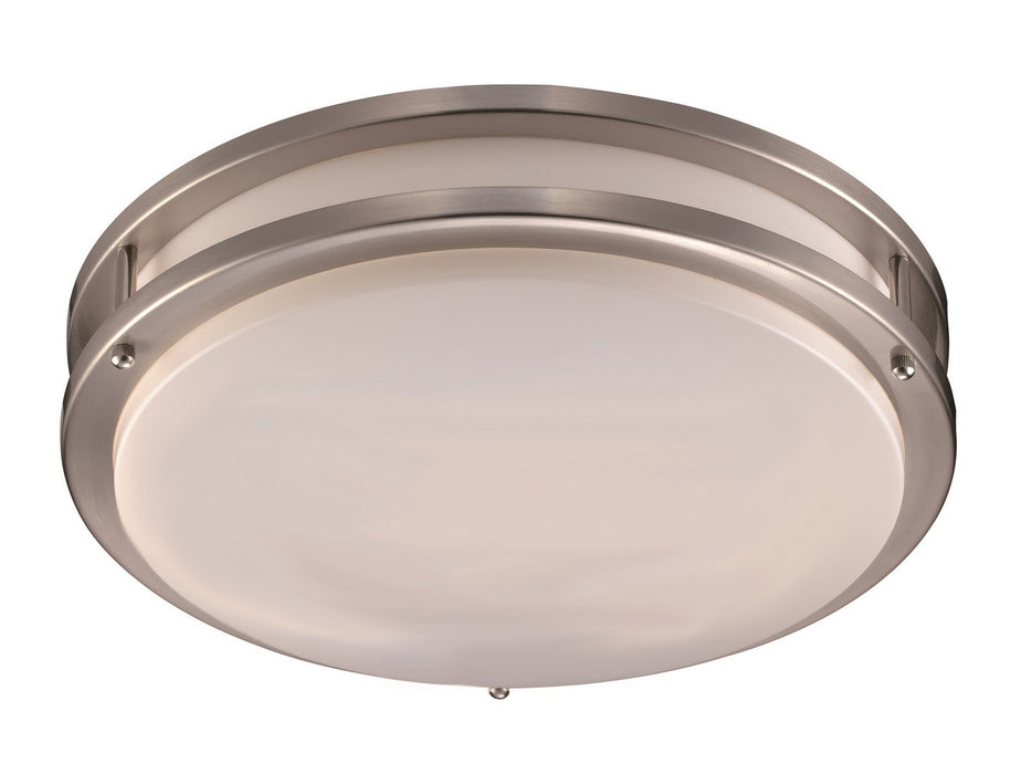 Trans Globe Imports - LED-10261 BN - One Light Flush Mount - Brushed Nickel