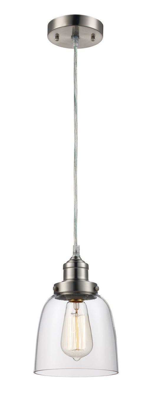 Trans Globe Imports - PND-1081 - One Light Pendant - Jenny - Brushed Nickel
