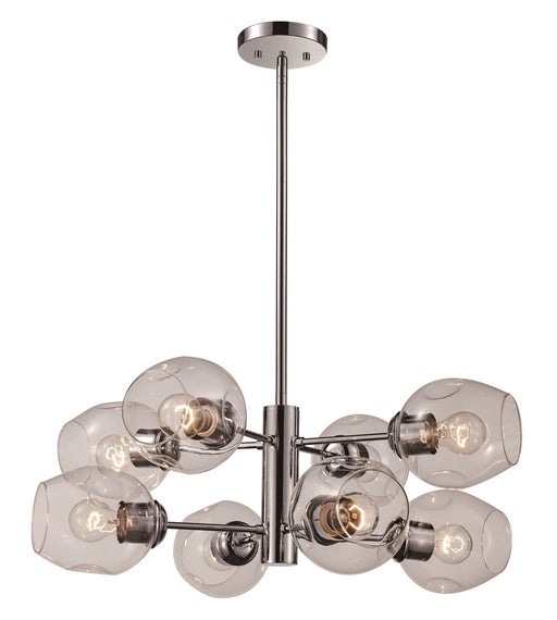 Trans Globe Imports - PND-2125 PC - Mid. Chandeliers - Glass Down