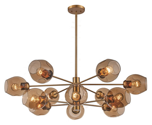 Trans Globe Imports - PND-2127 AG - Large Chandeliers - Glass Shade