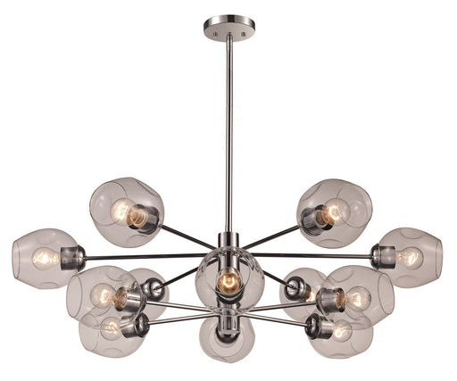 Trans Globe Imports - PND-2127 PC - Large Chandeliers - Glass Shade