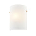 DVI Lighting - DVP45501MF+MW-OP - One Light Wall Sconce - Gander - Multiple Finishes and Matte White with Half Opal Glass