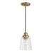 Capital Lighting - 3718AD-135 - One Light Pendant - Independent - Aged Brass