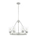 Hunter - 19161 - Six Light Chandelier - Hartland - Brushed Nickel