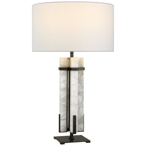 Visual Comfort - S 3910BZ/ALB-L - LED Table Lamp - Malik - Bronze and Alabaster