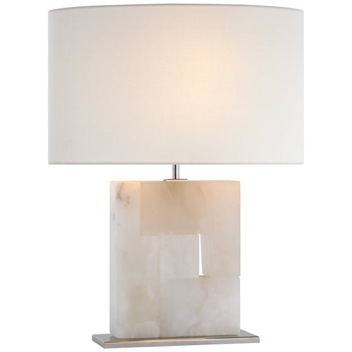 Visual Comfort - S 3925ALB/PN-L - LED Table Lamp - Ashlar - Alabaster and Polished Nickel