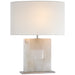 Visual Comfort - S 3925ALB/PN-L - LED Table Lamp - Ashlar - Alabaster and Polished Nickel