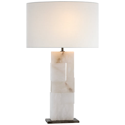 Visual Comfort - S 3926ALB/BZ-L - LED Table Lamp - Ashlar - Alabaster and Bronze