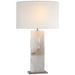 Visual Comfort - S 3926ALB/PN-L - LED Table Lamp - Ashlar - Alabaster and Polished Nickel