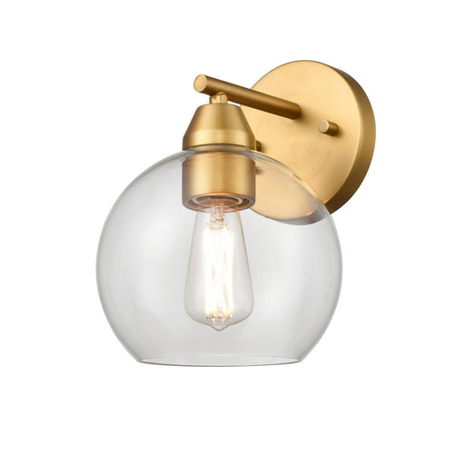 DVI Lighting - DVP34701BR-CL - One Light Wall Sconce - Andromeda - Brass with Clear Glass