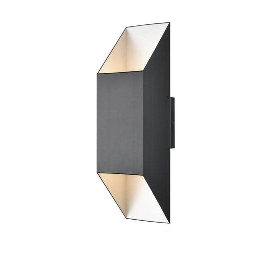 DVI Lighting - DVP43061SS+BK - Two Light Outdoor Wall Sconce - Brecon Outdoor - Stainless Steel and Black
