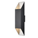 DVI Lighting - DVP43062SS+BK - Two Light Outdoor Wall Sconce - Brecon Outdoor - Stainless Steel and Black