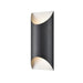 DVI Lighting - DVP43091SS+BK - Two Light Outdoor Wall Sconce - Brecon Outdoor - Stainless Steel and Black
