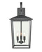 Millennium - 2974-PBK - Three Light Outdoor Hanging Lantern - Fetterton - Powder Coat Black