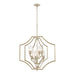 ELK Home - 33446/6 - Six Light Chandelier - Cheswick - Aged Silver
