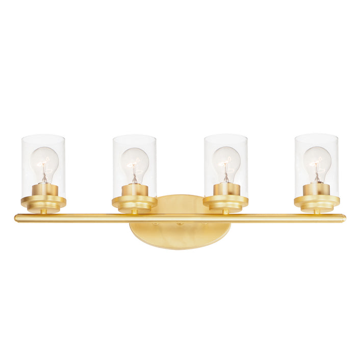 Maxim - 10214CLSBR - Four Light Bath Vanity - Corona - Satin Brass