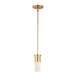 Maxim - 10362SWSBR - One Light Mini Pendant - Rexford - Satin Brass