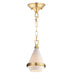Maxim - 10372WTSBR - One Light Mini Pendant - Giza - Satin Brass
