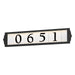 Maxim - 53650BK - LED Address Frame - Address - Black