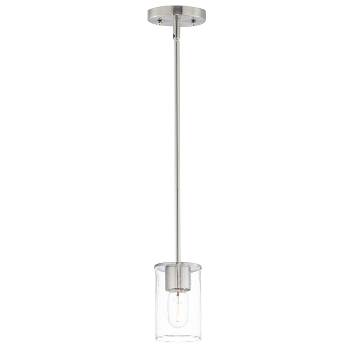 Maxim - 91840CDSN - One Light Mini Pendant - Sleek - Satin Nickel