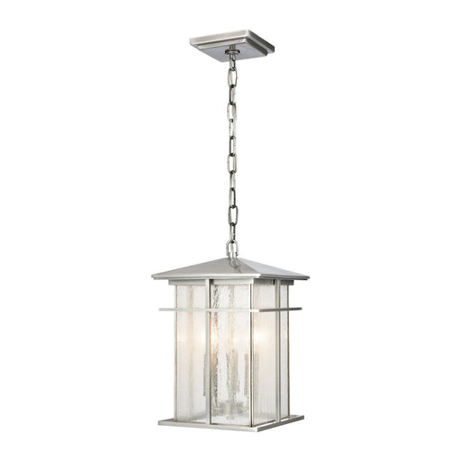 ELK Home - 89375/3 - Three Light Hanging Lantern - Oak Park - Antique Brushed Aluminum