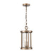 ELK Home - 89395/2 - Two Light Hanging Lantern - Brison - Vintage Brass