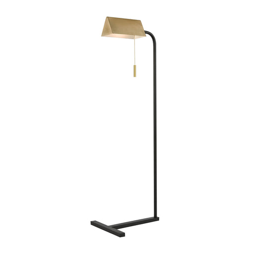 ELK Home - D4605 - One Light Floor Lamp - Argentat - Black, Chrome, Chrome