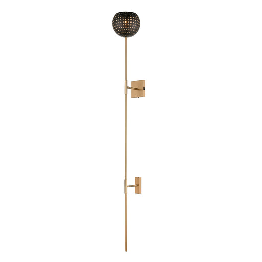 ELK Home - D4652 - One Light Wall Sconce - Scarab - Black, Satin Brass, Satin Brass