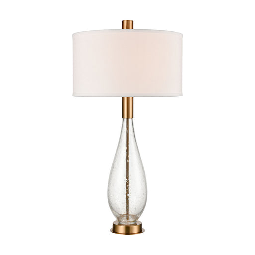 ELK Home - D4670 - One Light Table Lamp - Chepstow - Clear Bubble Glass, Cafe Bronze, Cafe Bronze