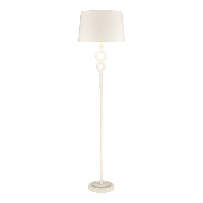 ELK Home - D4698 - One Light Floor Lamp - Hammered Home - White