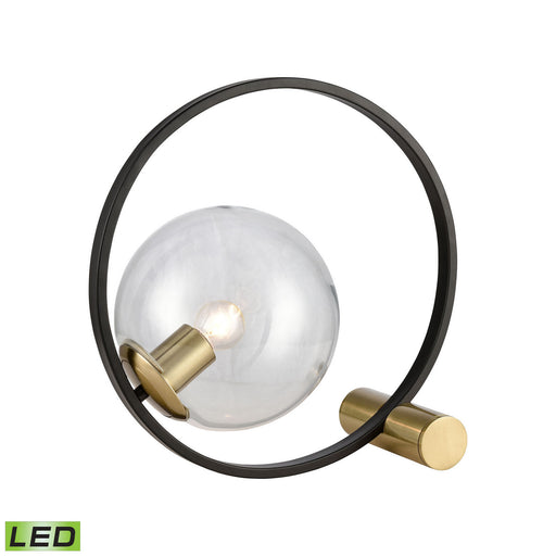 ELK Home - D4703 - One Light Table Lamp - Ayla - Black, Honey Brass, Clear, Honey Brass, Clear