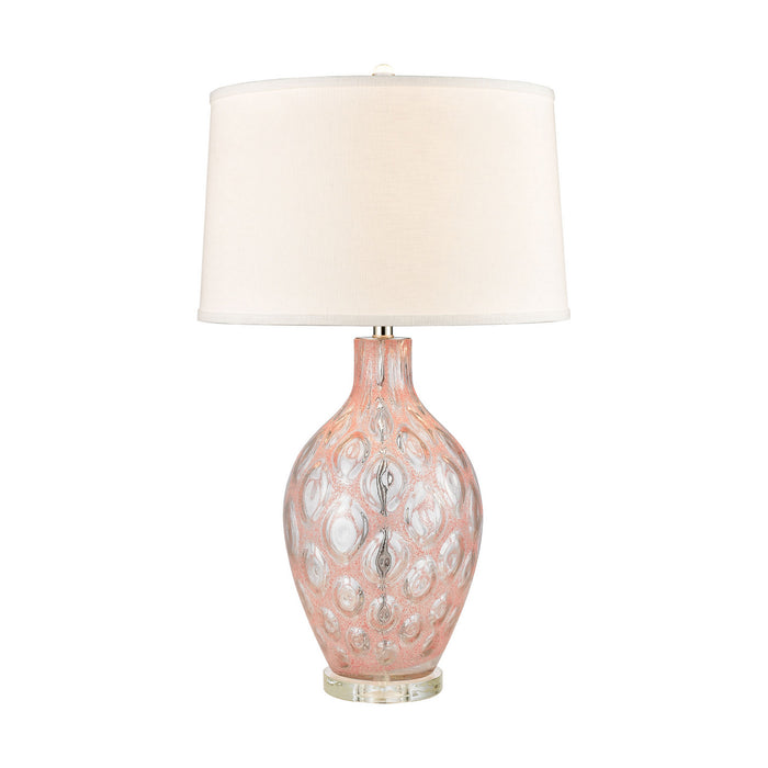 ELK Home - D4707 - One Light Table Lamp - Bayside - Pink Bubble Gum, Clear, Clear