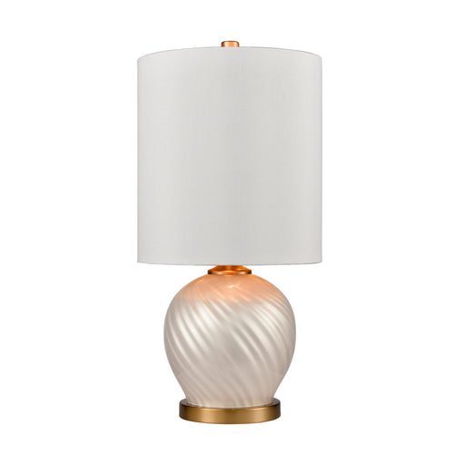ELK Home - H019-7237 - One Light Table Lamp - Koray - Pearl, Aged Brass