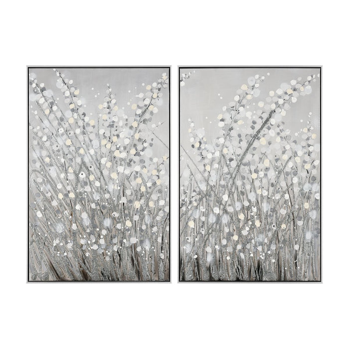 ELK Home - S0016-8150/S2 - Wall Decor - Silver Reeds