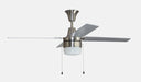Craftmade - CON48BNK4C1-48BN - 48``Ceiling Fan - Connery - Brushed Polished Nickel