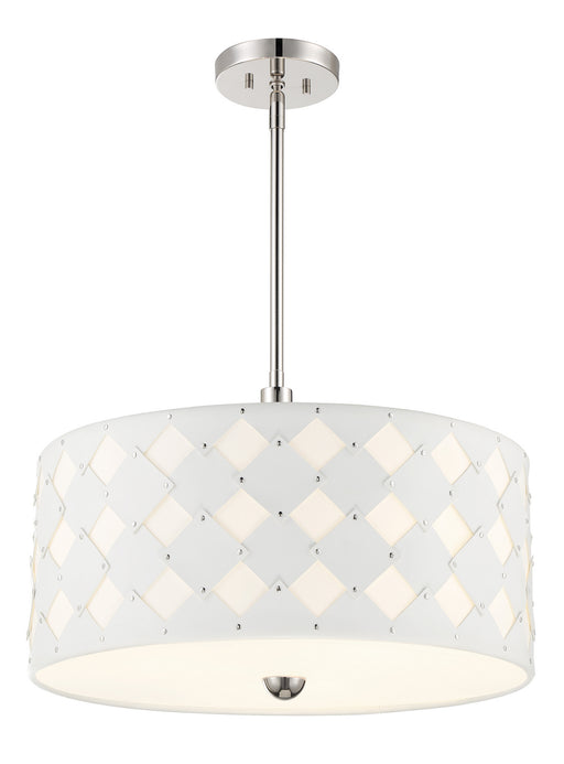 George Kovacs - P5338-613 - Three Light Pendant - Patchwork