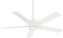 Minka Aire - F619L-WHF - 54``Ceiling Fan - Stout - Flat White