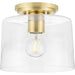 Progress Lighting - P350213-012 - One Light Flush Mount - Adley - Satin Brass