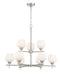 Minka-Lavery - 2179-84 - Nine Light Chandelier - Camrin - Brushed Nickel