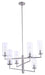 Minka-Lavery - 4046-84 - Mid. Chandeliers - Glass Up