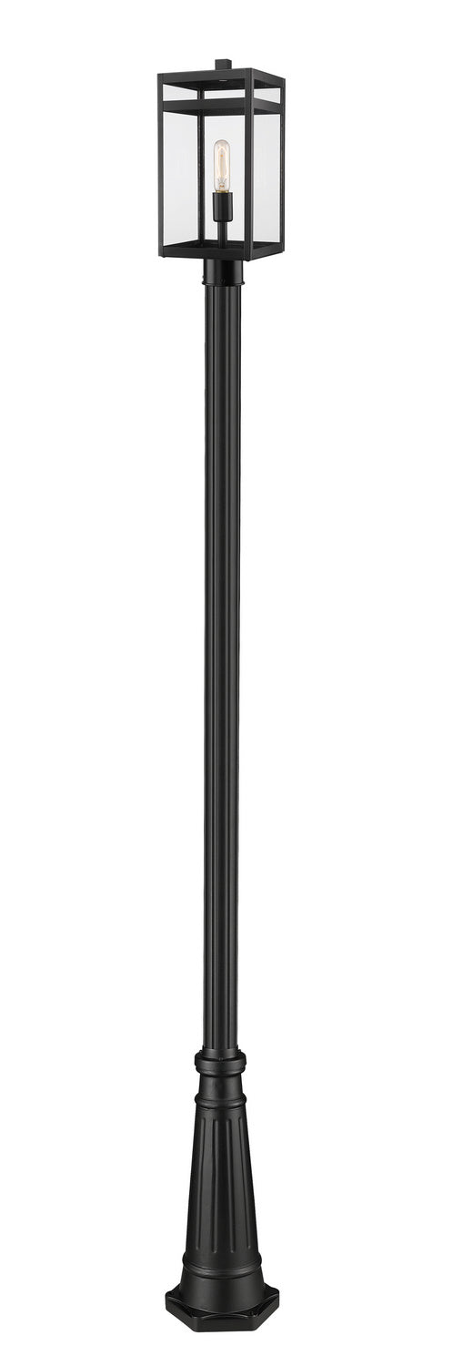 Z-Lite - 596PHMR-519P-BK - One Light Outdoor Post Mount - Nuri - Black