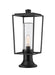 Z-Lite - 594PHMR-553PM-BK - One Light Outdoor Pier Mount - Sheridan - Black