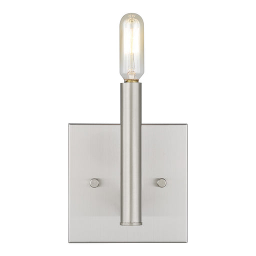 Generation Lighting - 4124301-962 - One Light Wall / Bath Sconce - Vector - Brushed Nickel - Chrome Inlay