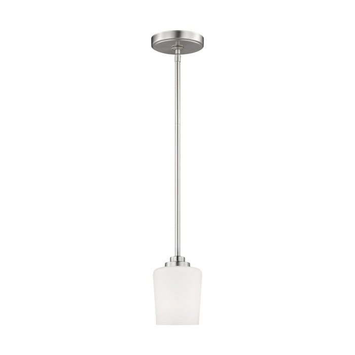Generation Lighting - 6102801-962 - One Light Mini-Pendant - Windom - Brushed Nickel