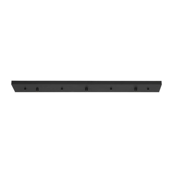 Generation Lighting - 7449603-112 - Three Light Linear Canopy - Multi-Port Canopy - Midnight Black