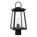 Generation Lighting - 8248401-12 - One Light Outdoor Post Lantern - Founders - Black
