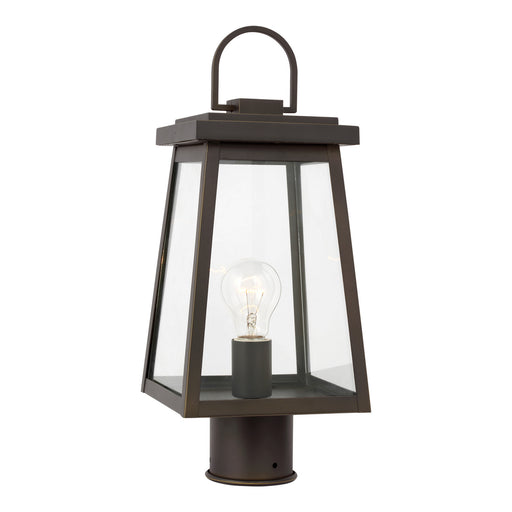 Generation Lighting - 8248401-71 - One Light Outdoor Post Lantern - Founders - Antique Bronze