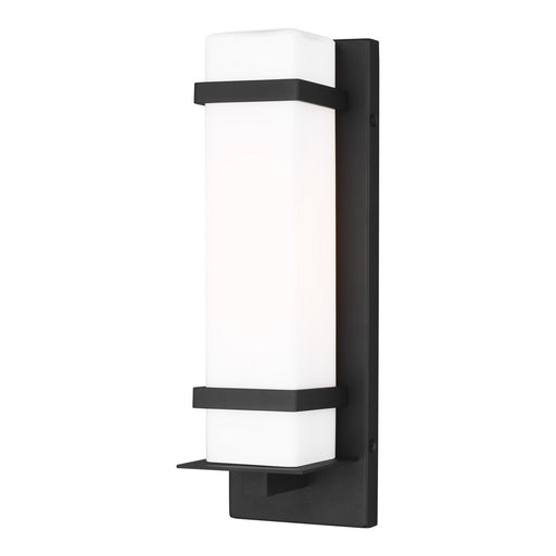 Generation Lighting - 8520701-12 - One Light Outdoor Wall Lantern - Alban - Black