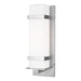 Generation Lighting - 8620701-04 - One Light Outdoor Wall Lantern - Alban - Satin Aluminum