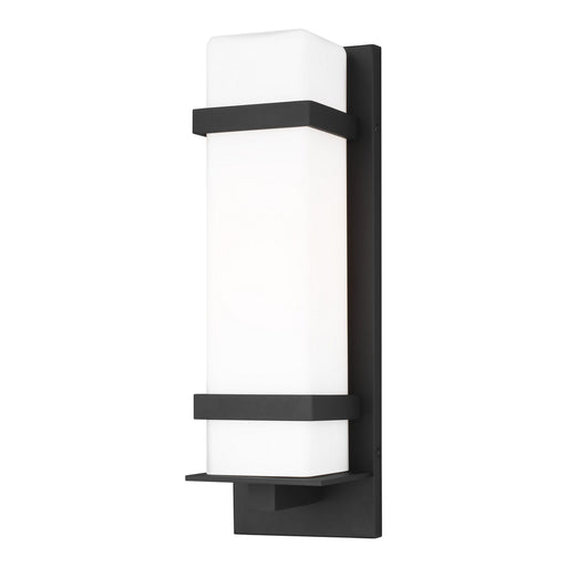 Generation Lighting - 8620701-12 - One Light Outdoor Wall Lantern - Alban - Black